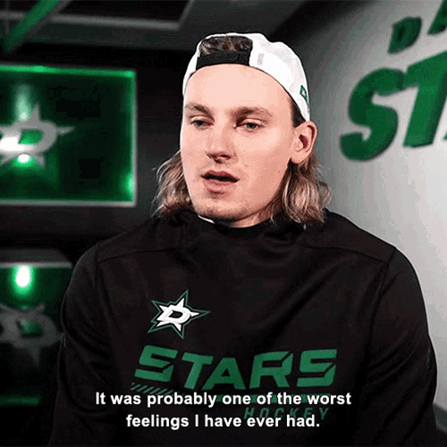 Roope Hintz It Was Probably One Of The Worst Feelings GIF - Roope Hintz It Was Probably One Of The Worst Feelings I Have Ever Had GIFs