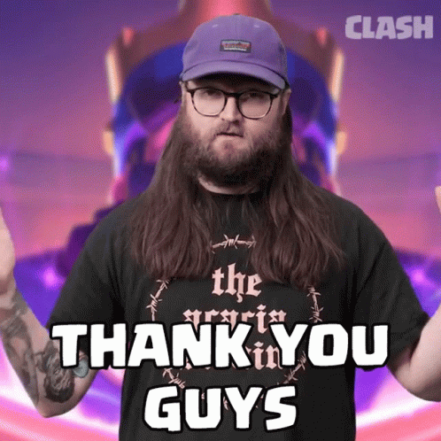 Thank You Guys Drew GIF - Thank You Guys Drew Clash Royale GIFs