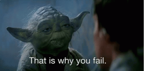 Fail Yoda GIF - Fail Yoda Star Wars GIFs