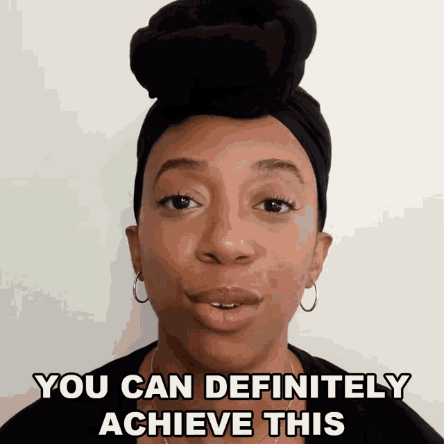 a woman says you can definitely achieve this while wearing hoop earrings