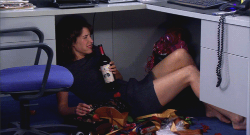 Can'T Even GIF - Himym Crying Wine GIFs