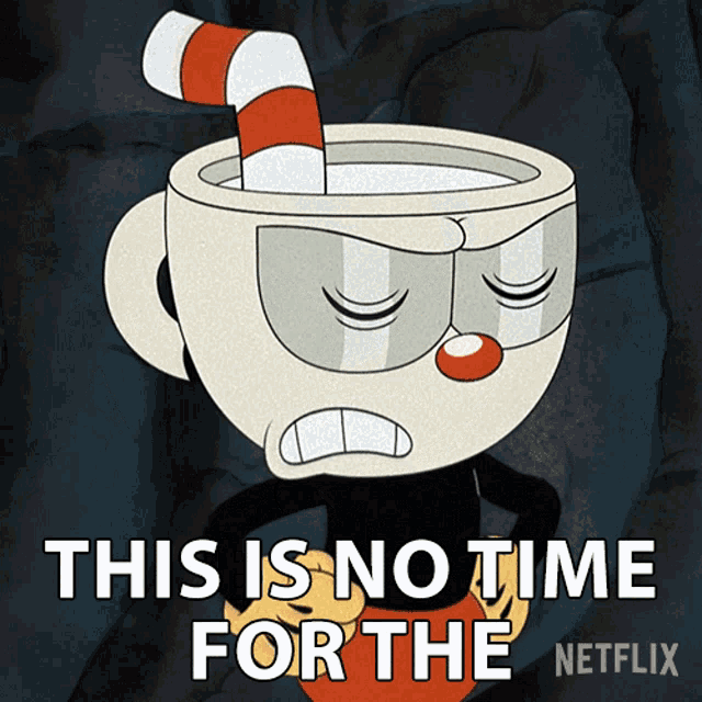 This Is No Time For The Blame Game Cuphead GIF - This Is No Time For The Blame Game Cuphead The Cuphead Show GIFs