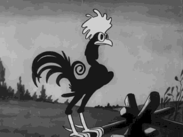 Skeleton Rooster GIF - Skeleton Rooster Wake Up GIFs