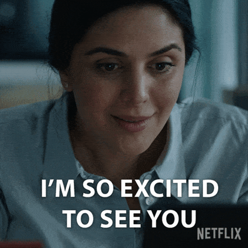 Im So Excited To See You Nazan Abassi GIF - Im So Excited To See You Nazan Abassi Kaleidoscope GIFs