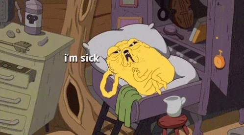Im Sick Adventure Time GIF - Im Sick Adventure Time Jake GIFs