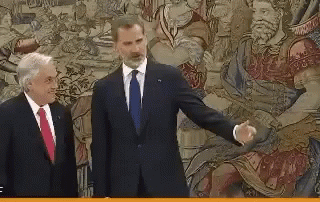 Piñera Handshake GIF