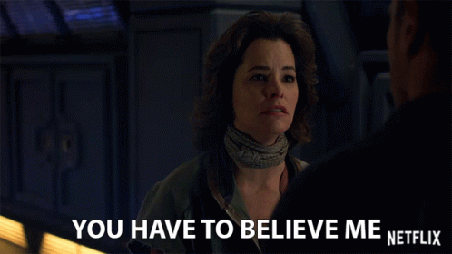 You Have To Believe Me Parker Posey GIF - You Have To Believe Me Parker Posey Dr Smith GIFs