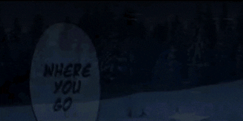 where you go is written in a speech bubble