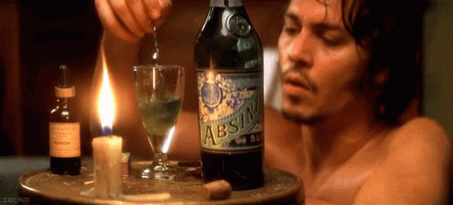 Absinth Johnny Depp GIF - Absinth Johnny Depp Drinks GIFs