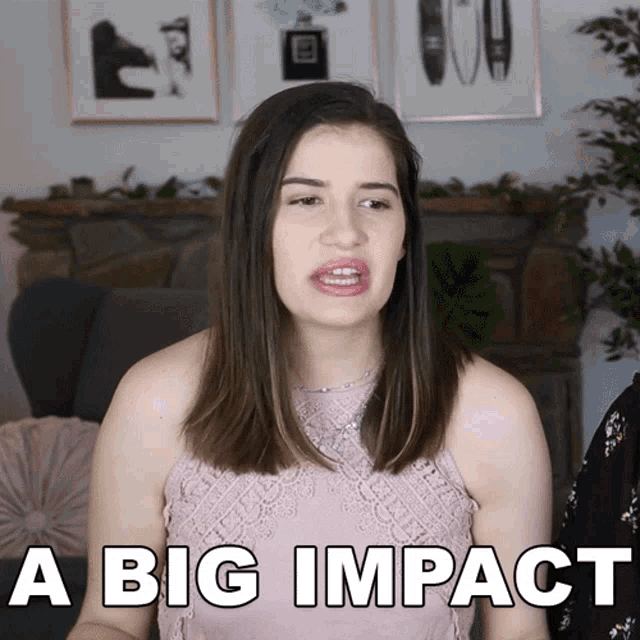A Big Impact Marissa Rachel GIF - A Big Impact Marissa Rachel Marissa Rachel Channel GIFs