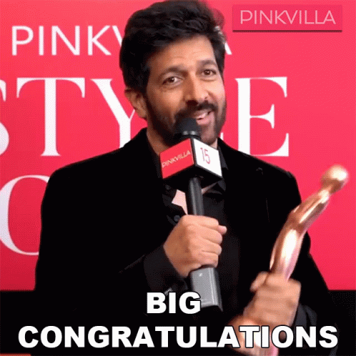 Big Congratulations Kabir Khan GIF - Big Congratulations Kabir Khan Pinkvilla GIFs