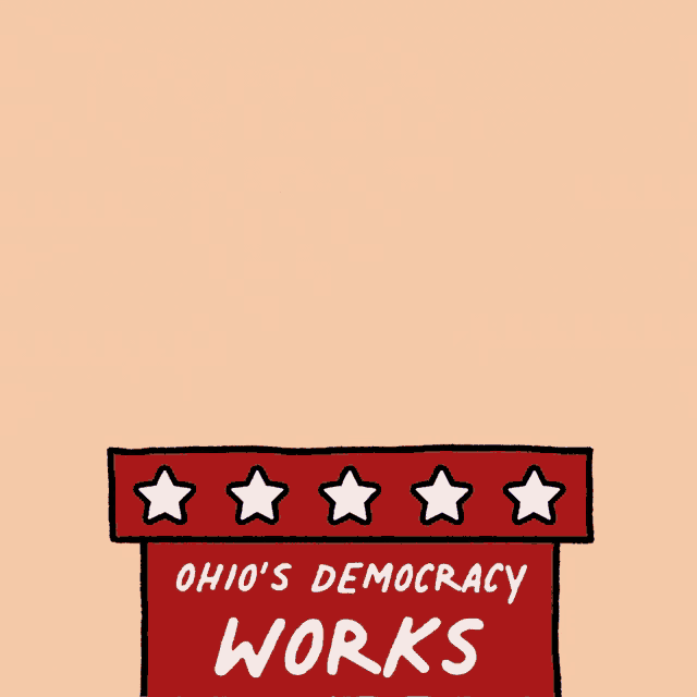 Ohioans Turned Out In Record Numbers Ohios Democracy Works GIF - Ohioans Turned Out In Record Numbers Ohios Democracy Works Voting GIFs