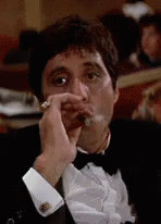 Tony Montana Scarface Smoking Cigar GIF - Scarface Tony Montana Al Pacino GIFs