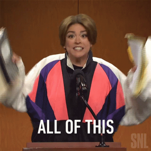 All Of This Cecily Strong GIF - All Of This Cecily Strong Saturday Night Live GIFs