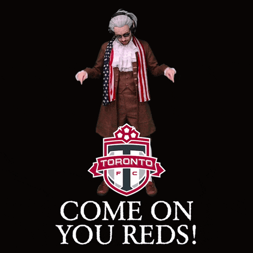 a toronto fc logo with a shield and a soccer ball