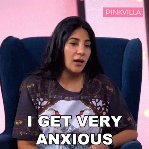 I Get Very Anxious Harmann Kaur GIF - I Get Very Anxious Harmann Kaur Pinkvilla GIFs