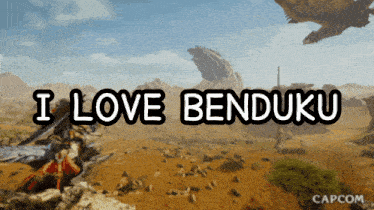 an advertisement for a video game says i love bendiku