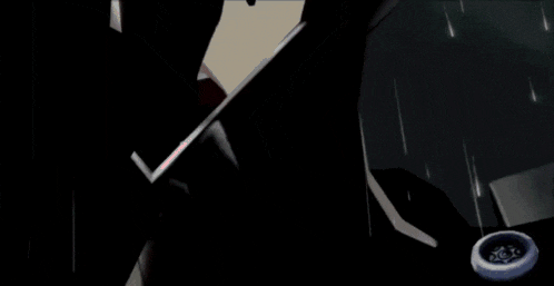 a video game character is holding a red sword