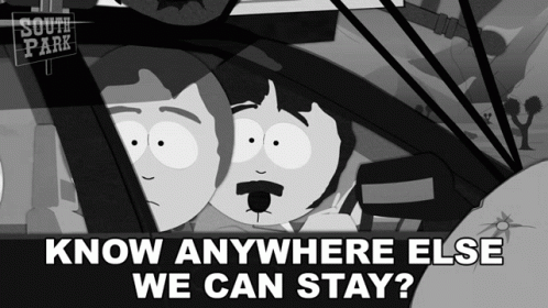 Know Anywhere Else We Can Stay Randy Marsh GIF - Know Anywhere Else We Can Stay Randy Marsh Sharon Marsh GIFs