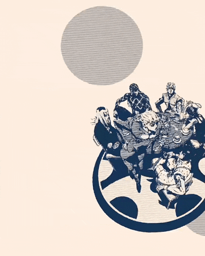 a group of people are sitting around a table in a circle