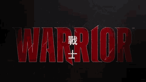 a new cinemax original series warrior is shown on a black background