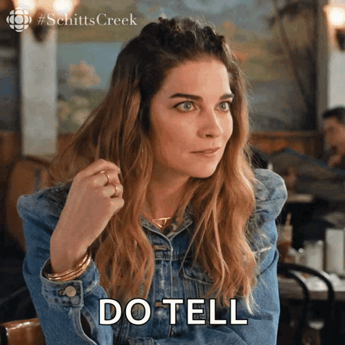 Intrigued Annie Murphy GIF - Intrigued Annie Murphy Alexis GIFs