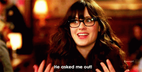 He Asked Me Out GIF - New Girl Date GIFs