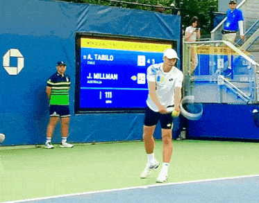 John Millman Serve GIF - John Millman Serve Tennis GIFs