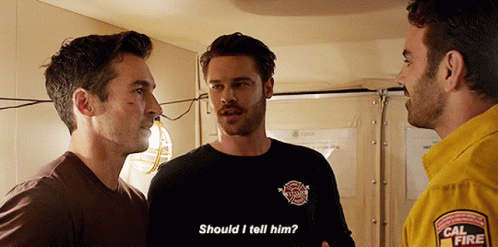 Station19 Jack Gibson GIF - Station19 Jack Gibson Should I Tell Him GIFs