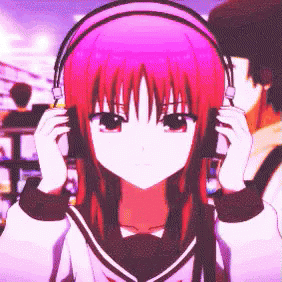 Anime Angelbeats GIF - Anime Angelbeats Music GIFs