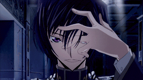 a close up of a person 's face with purple eyes and the word cursed on the bottom right corner