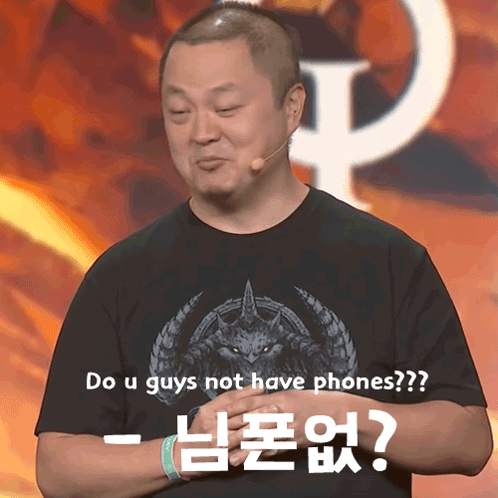 Do You Guys Not Have A Phone Blizzard Diablo GIF - Do You Guys Not Have A Phone Blizzard Diablo GIFs