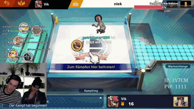 a screenshot of a video game with the name nik on the top right