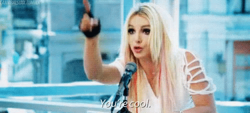 Britney Spears You Are Cool GIF - Britney Spears You Are Cool Thumbs Up GIFs