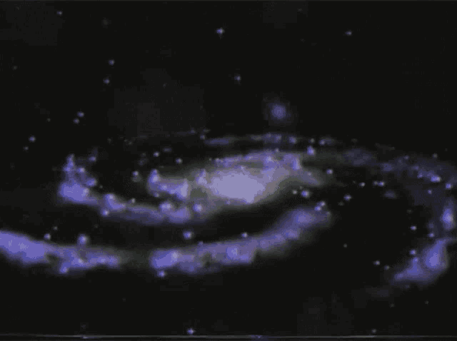 a computer generated image of a purple galaxy with stars