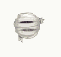a cartoon drawing of a mummy with a bandage on its head and purple teeth .