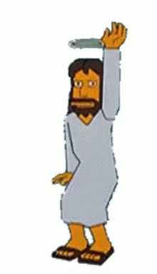Jesus Bailando GIF - Jesus Bailando The Simpsons GIFs