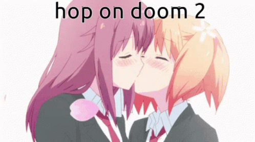 Doom2 Hop On GIF - Doom2 Hop On Kissing GIFs