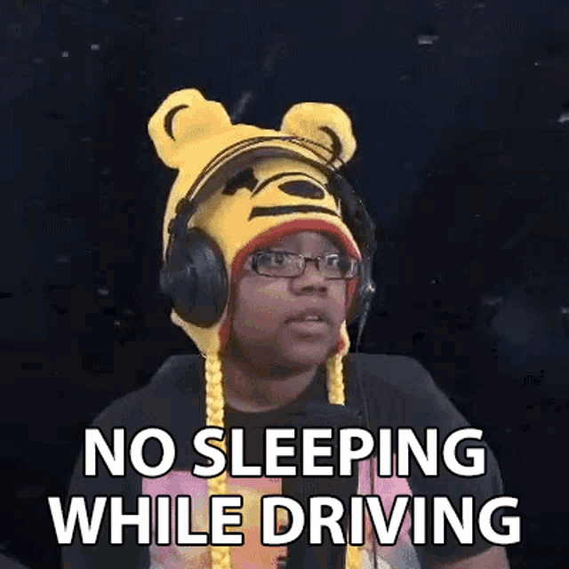 No Sleeping While Driving Christene GIF - No Sleeping While Driving Christene Aychristenegames GIFs