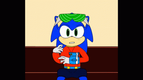 Sonic Megaman GIF