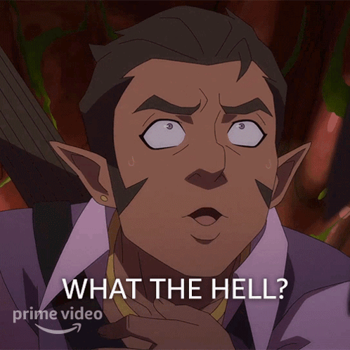 What The Hell Scanlan Shorthalt GIF - What The Hell Scanlan Shorthalt The Legend Of Vox Machina GIFs