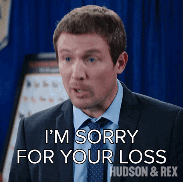 Im Sorry For Your Loss Charlie Hudson GIF