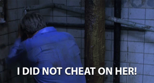 I Did Not Cheat On Her Cheat GIF