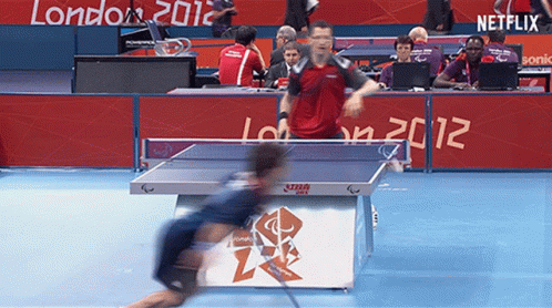 Ping Pong Table Tennis GIF - Ping Pong Table Tennis Paralympics GIFs