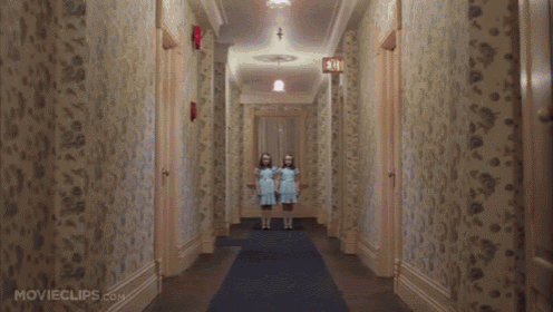 The Shining GIF - The Shining Twins Horror GIFs