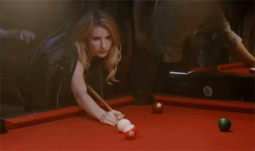 Emma Roberts Pool GIF - Emma Roberts Pool Billiards GIFs
