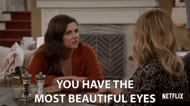 You Have The Most Beautiful Eyes Tiffani Thiessen GIF - You Have The Most Beautiful Eyes Tiffani Thiessen Lori Mendoza GIFs