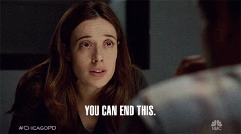 You Can End This Kim Burgess GIF - You Can End This Kim Burgess Chicago Pd GIFs