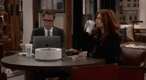 Shocking GIF - Grace Spit Will And Grace GIFs