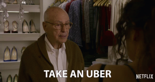 Take An Uber Get A Ride GIF - Take An Uber Get A Ride Be Careful GIFs